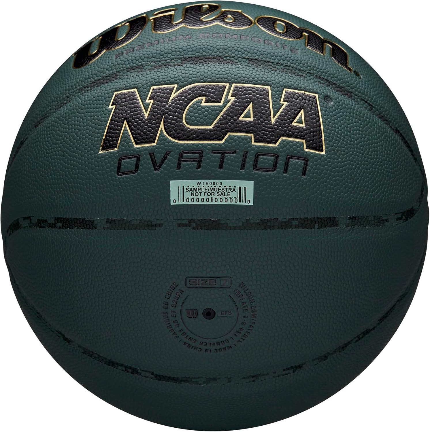 imageWilson NCAA Ovation Basketballs Size 6 AMD Size 7Green