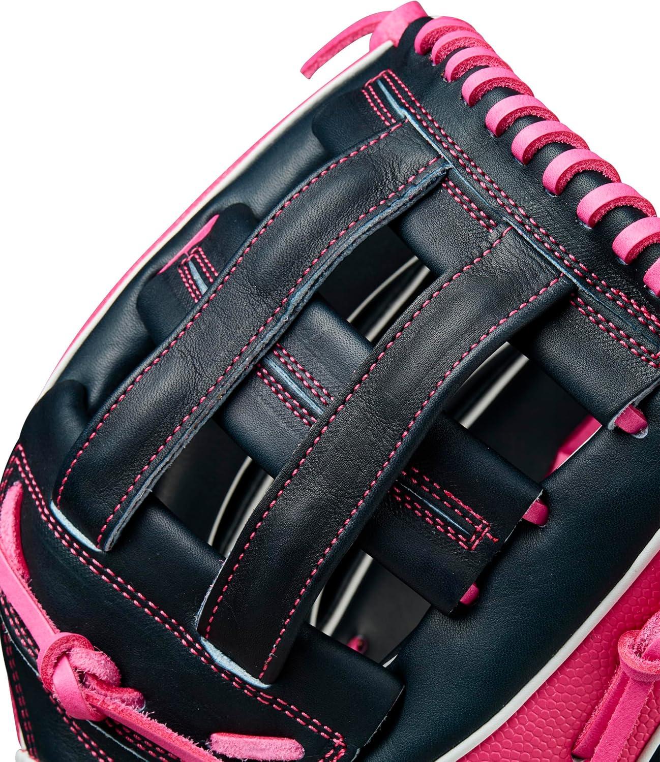 imageWilson Summer 2025 A2K Baseball GlovesNavyFlamingo