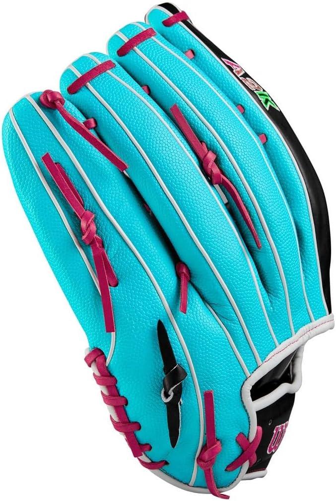 imageWilson Winter 2024 A2K Baseball GlovesSeafoamBlackFlamingo