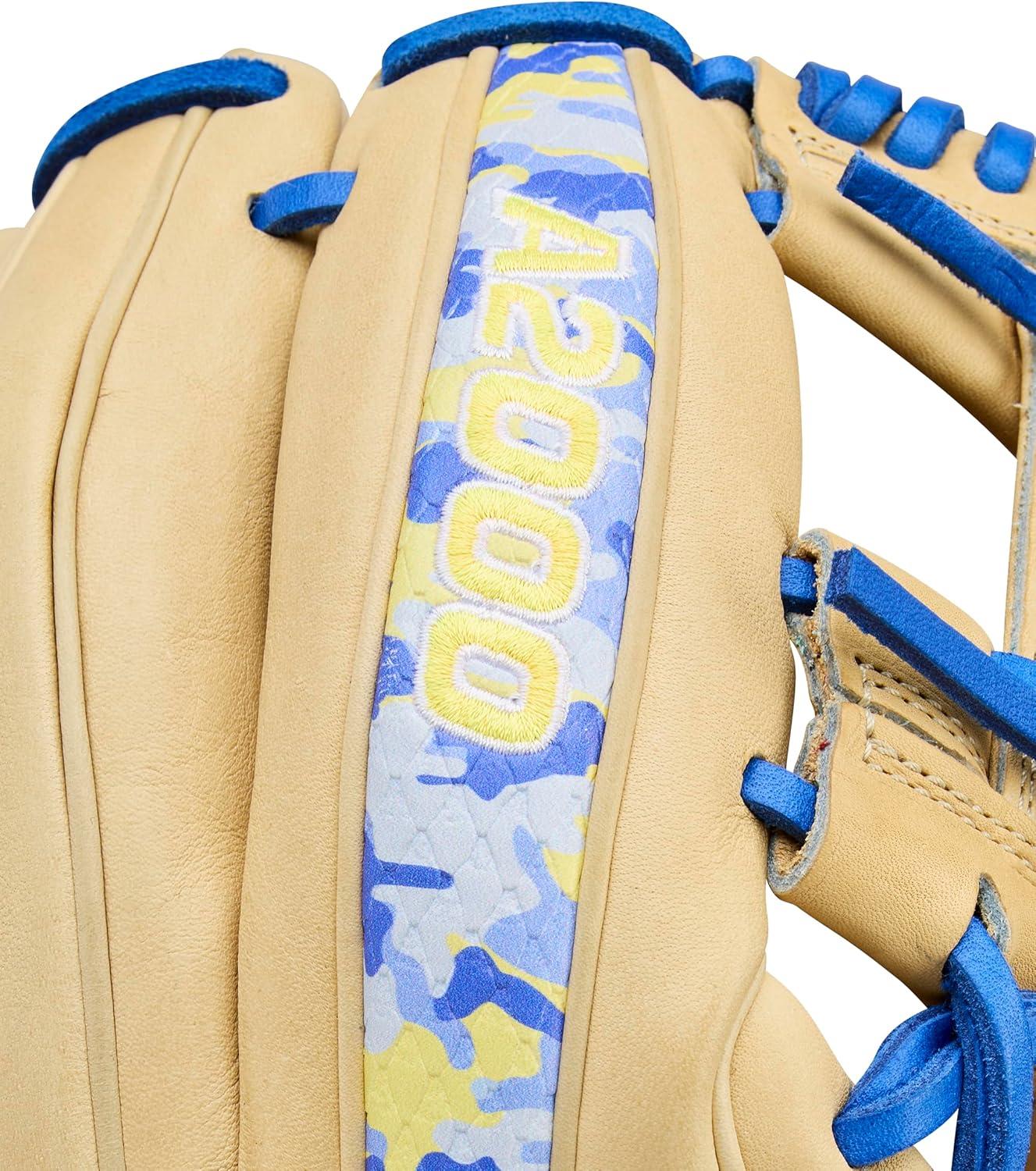 imageWilson Winter 2025 A2000 Baseball GlovesBlondeRoyalYellow
