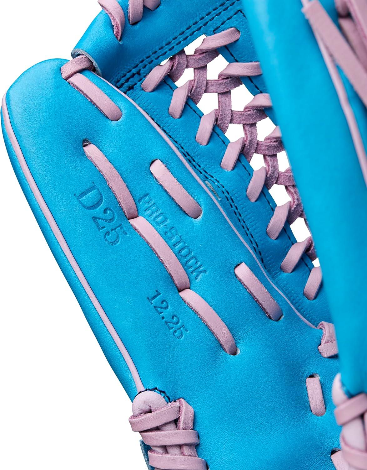 imageWilson Winter 2025 A2000 Baseball GlovesTropical BlueXLavender