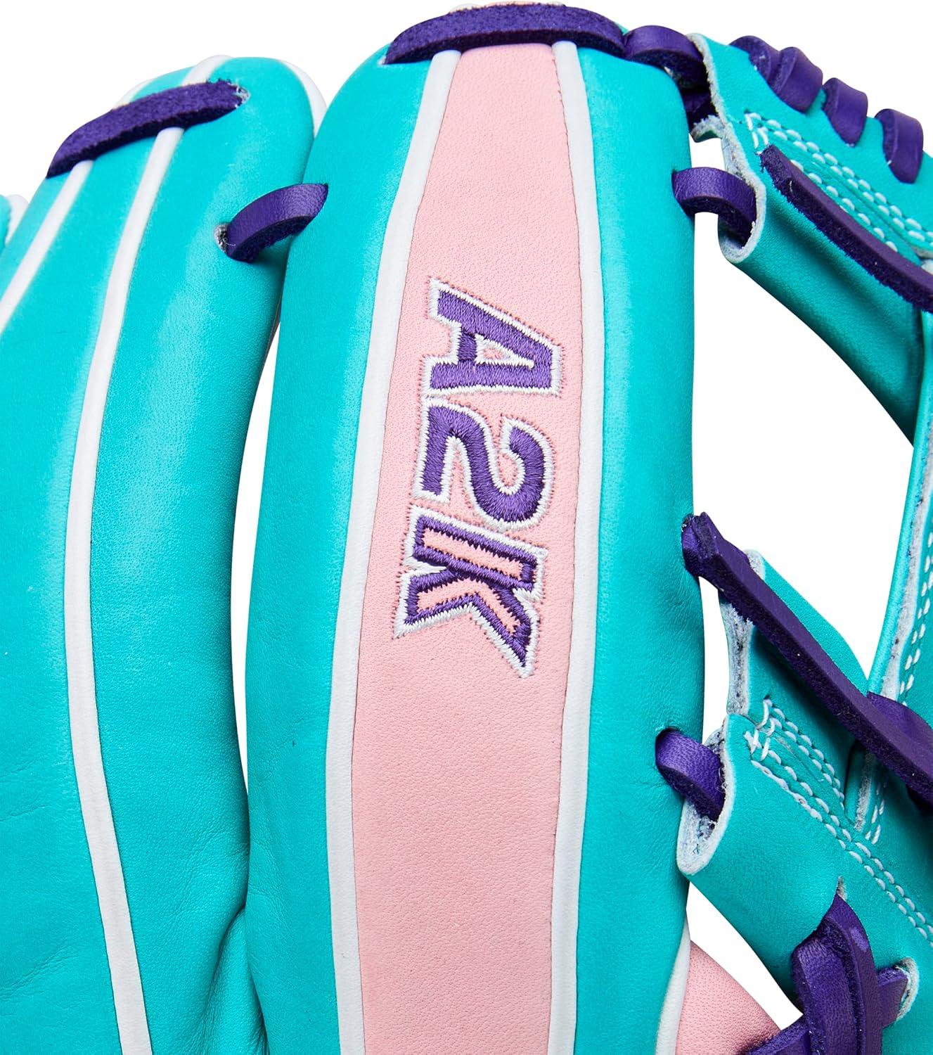 imageWilson Winter 2025 A2K Baseball GlovesTealPinkPurple