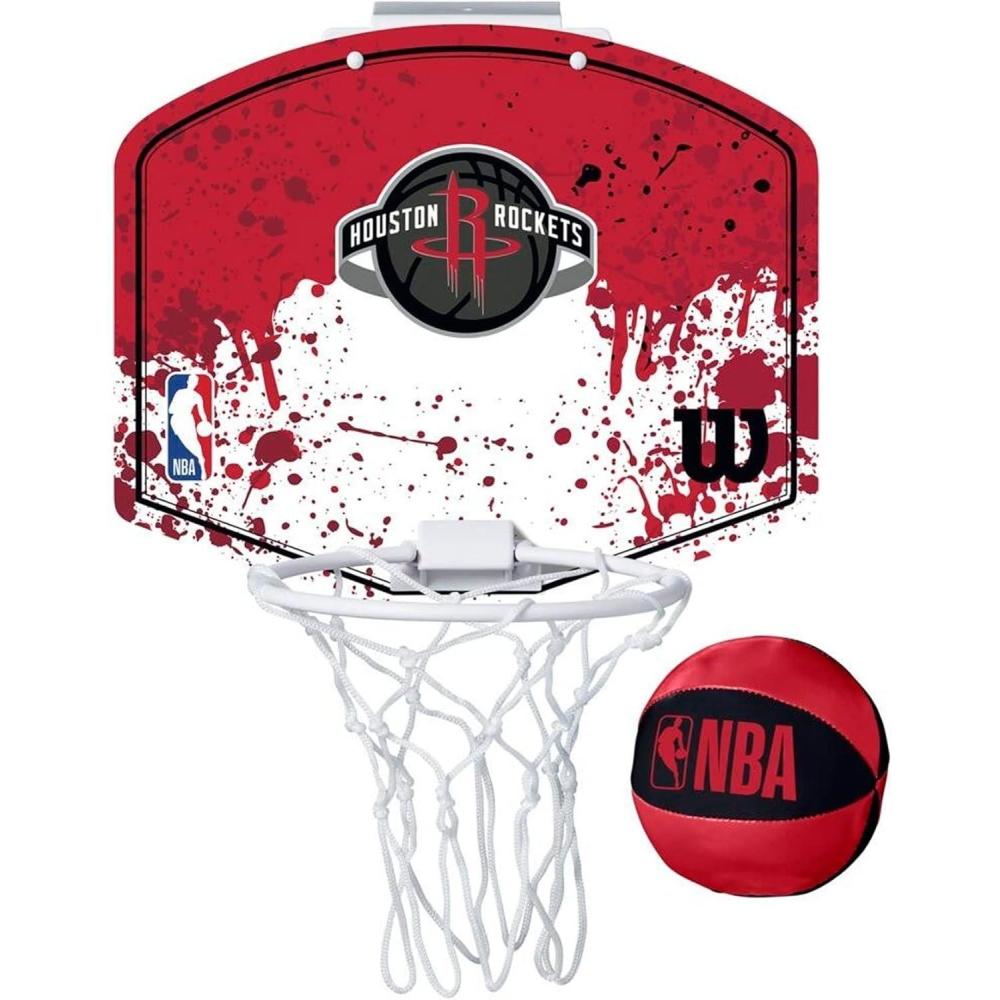 imageWILSON NBA Team Mini Basketball HoopsHouston Rockets