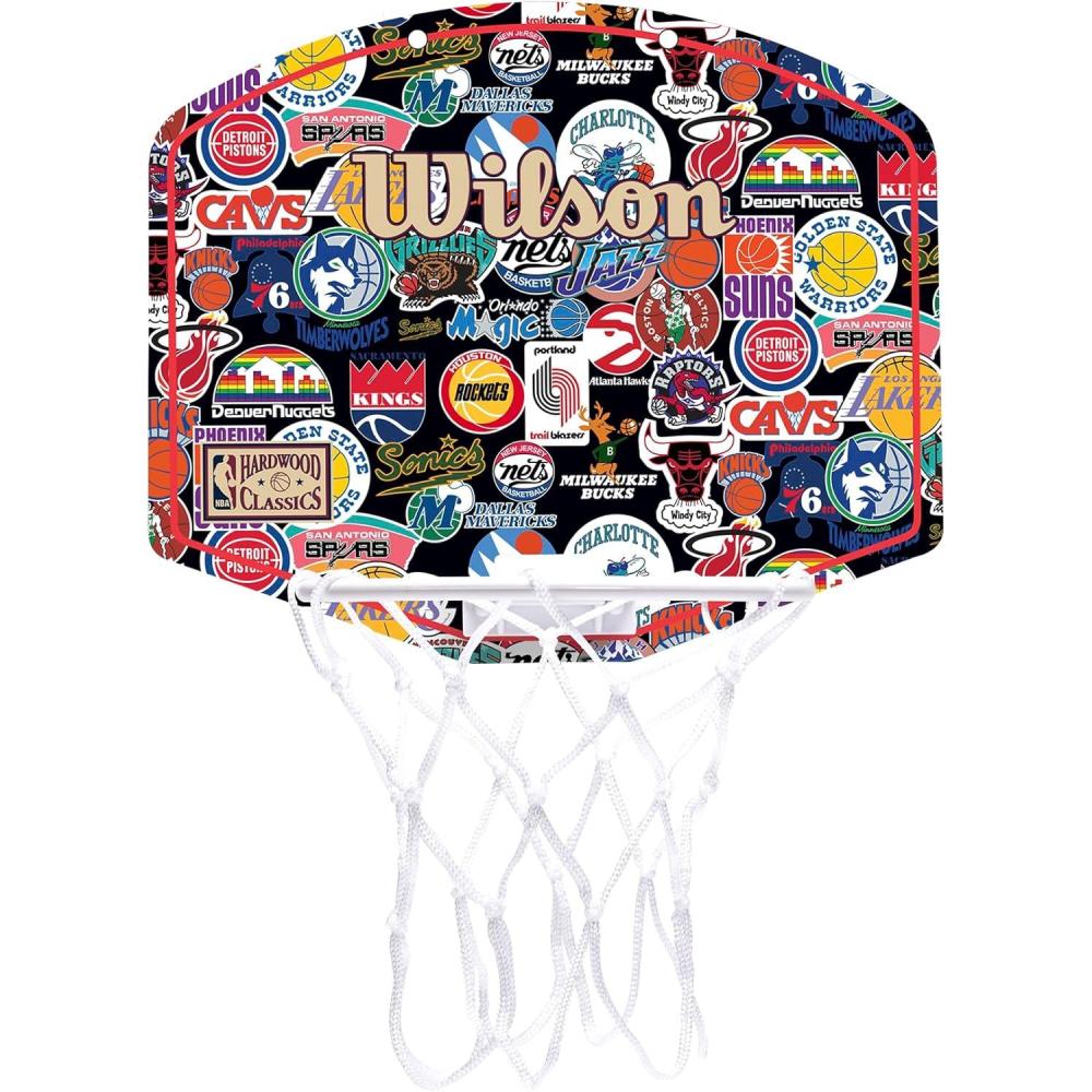 imageWILSON NBA Team Mini Basketball HoopsNBA Team Retro