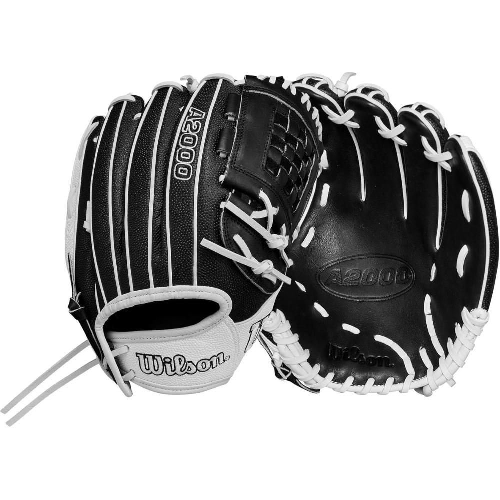 imageWilson 2024 Fastpitch Classics Series A2000 P12SS 12 Pitchers Fastpitch Glove  Right Hand Throw BlackWhite
