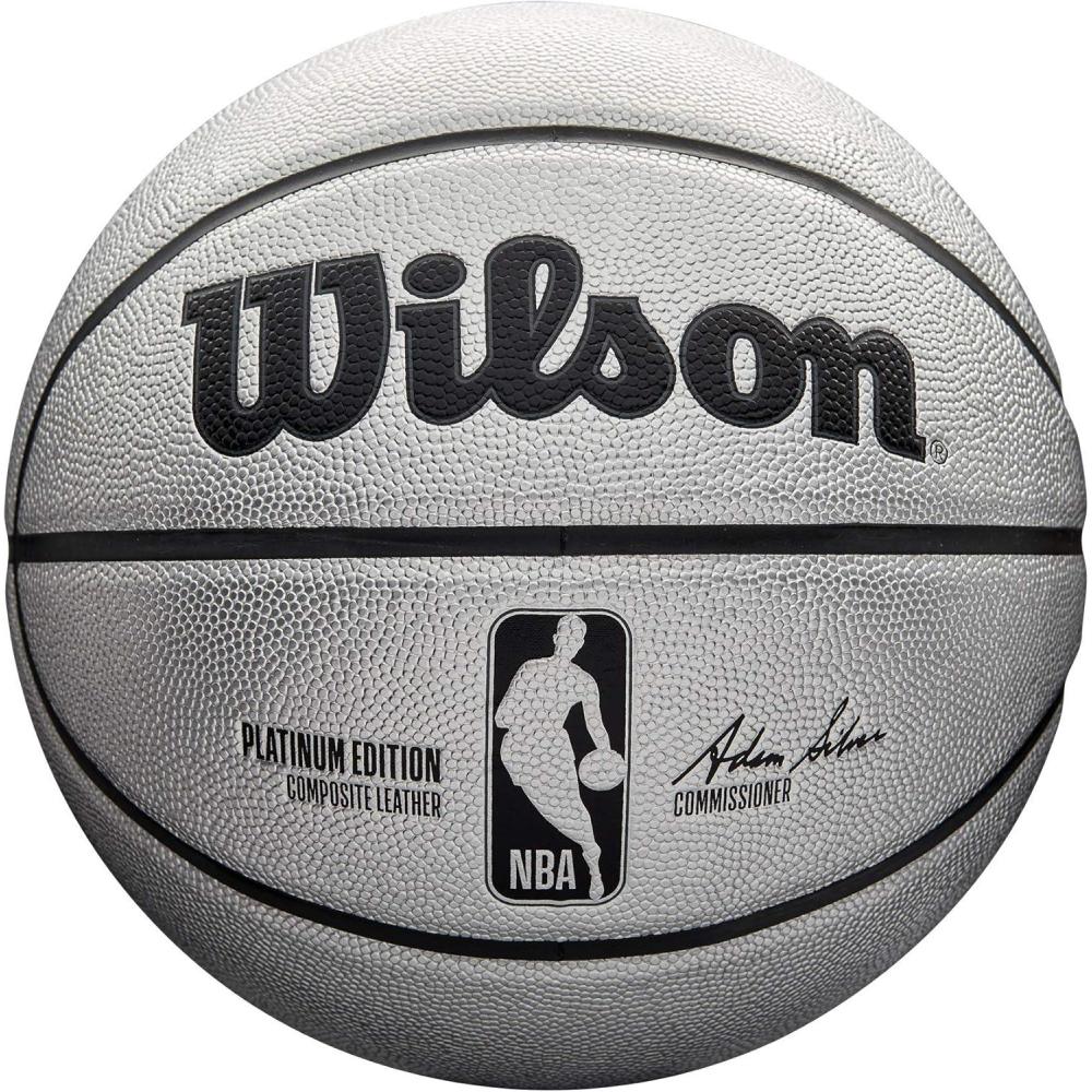 imageWilson NBA Gold and Platinum Edition Basketballs Size 7295Platinum Edition