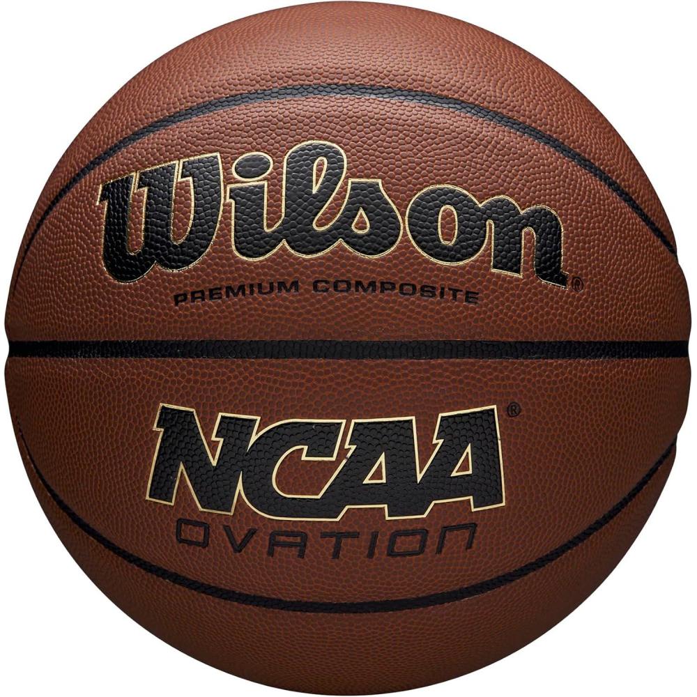 imageWilson NCAA Ovation Basketballs Size 6 AMD Size 7Brown