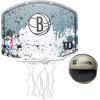 WILSON NBA Team Mini Basketball Hoops(Brooklyn Nets (New Version))
