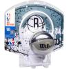 WILSON NBA Team Mini Basketball Hoops(Brooklyn Nets (New Version))
