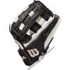 Wilson 2022 A1000 IF12 12″ Infield Fastpitch Glove – Right Hand Throw, White/Black/Gold