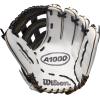 Wilson 2022 A1000 IF12 12″ Infield Fastpitch Glove – Right Hand Throw, White/Black/Gold