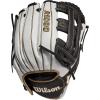 Wilson 2022 A1000 IF12 12″ Infield Fastpitch Glove – Right Hand Throw, White/Black/Gold