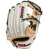 Wilson 2023 A2000® H12SS Fastpitch Glove – 12″, Right Hand Throw, Infield, White/Blonde