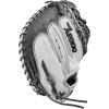 Wilson 2024 Fastpitch Classics Series A2000 FPCM23SS 34” Fastpitch Catcher’s Mitt – Right Hand Throw, White/Coal