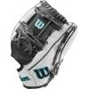 Wilson A2000 Infield Fastpitch Gloves(White/Charcoal/Teal)