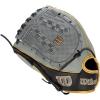 Wilson A2000 Outfield Fastpitch Gloves – 12.5″(Grey/Black/Gold)