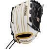 Wilson A2000 Outfield Fastpitch Gloves – 12.5″(White/Black/Yellow)