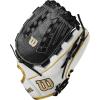 Wilson A2000 Outfield Fastpitch Gloves – 12.5″(White/Black/Yellow)