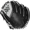 Wilson A2000 P12 12″ Pitcher’s Fastpitch Gloves(Black/White/Blonde)