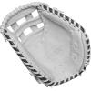Wilson Fall 2024 A1000® CM33 33” Fastpitch Softball Catcher’s Mitt – White/Grey, Right Hand Throw