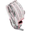 Wilson Fall 2024 A2000® Fastpitch Gloves(White/Rose Gold/Grey)