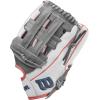 Wilson Fall 2024 A2000® Fastpitch Gloves(White/Rose Gold/Grey)