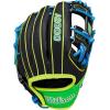 Wilson Fall 2025 A2000® Baseball Gloves(Black/Neon Green/ Sky Blue)