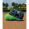 Wilson Fall 2025 A2000® Baseball Gloves(Black/Neon Green/ Sky Blue)