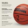 Wilson NBA Authentic Indoor/Outdoor Basketballs – Size 3, Size 6 and Size 7(Size 6 – 28.5″)
