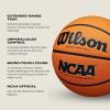 Wilson NCAA Evo NXT Official Indoor Game Basketballs – Sizes 6 and 7(Scarlet/Orange)