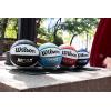 Wilson NCAA Killer Crossover Outdoor Basketball – 29.5″, 28.5″, 27.5″(Red/White)