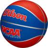 Wilson NCAA Mini Rubber Basketball(Orange/Royal Blue)