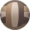 Wilson Pro Tour Volleyball – Official Size, Brown/Tan/Beige