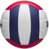 Wilson Thrive Indoor Game Volleyballs – Official Size(Red/White/Navy)