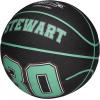 Wilson WNBA Player Icon Mini Basketballs(Black/Turquoise)