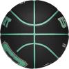 Wilson WNBA Player Icon Mini Basketballs(Black/Turquoise)