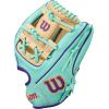 Wilson Winter 2025 A2000® Baseball Gloves(Seafoam/Blonde/Purple)