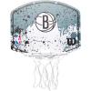 WILSON NBA Team Mini Basketball Hoops(Brooklyn Nets (New Version))