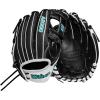 Wilson A2000 Infield Fastpitch Gloves(Black/White/Teal)