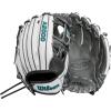 Wilson A2000 Infield Fastpitch Gloves(White/Charcoal/Teal)