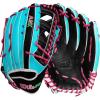 Wilson Winter 2024 A2K 1810SS 12.75″ Outfield Baseball Glove – Seafoam/Black/Flamingo, Right Hand Throw