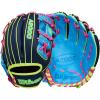 Wilson Winter 2025 A2000® Baseball Gloves(Navy/Sky Blue/ Optic Yellow)