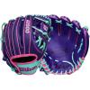 Wilson Winter 2025 A2000® Baseball Gloves(Purple/Seafoam/Flamingo)
