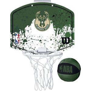 WILSON NBA Team Mini Basketball Hoops(Milwaukee Bucks)