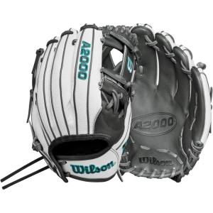 Wilson A2000 Infield Fastpitch Gloves(White/Charcoal/Teal)