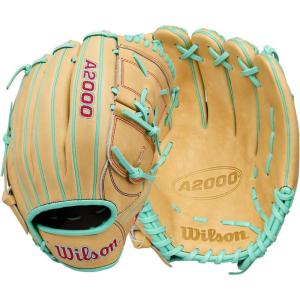 Wilson Fall 2025 A2000® Baseball Gloves(Blonde/Seafoam/Red)