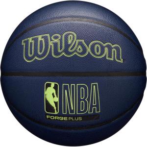 Wilson NBA Forge Indoor/Outdoor Basketball – Teal, Size 7-29.5″(Navy Blue)