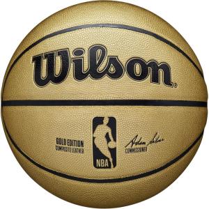 Wilson NBA Gold and Platinum Edition Basketballs – Size 7-29.5″(Gold Edition)