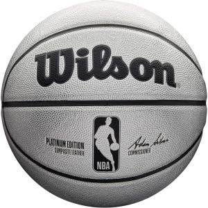 Wilson NBA Gold and Platinum Edition Basketballs – Size 7-29.5″(Platinum Edition)