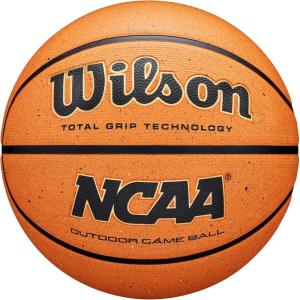 Wilson NCAA Outdoor Game Basketballs – Orange, Size 6 and Size 7(Size 6 – 28.5″)